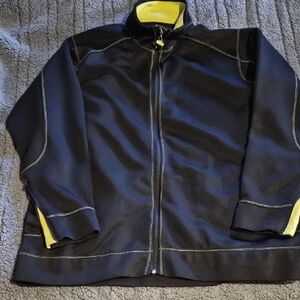 Antigua Black and Yellow Windbreaker
